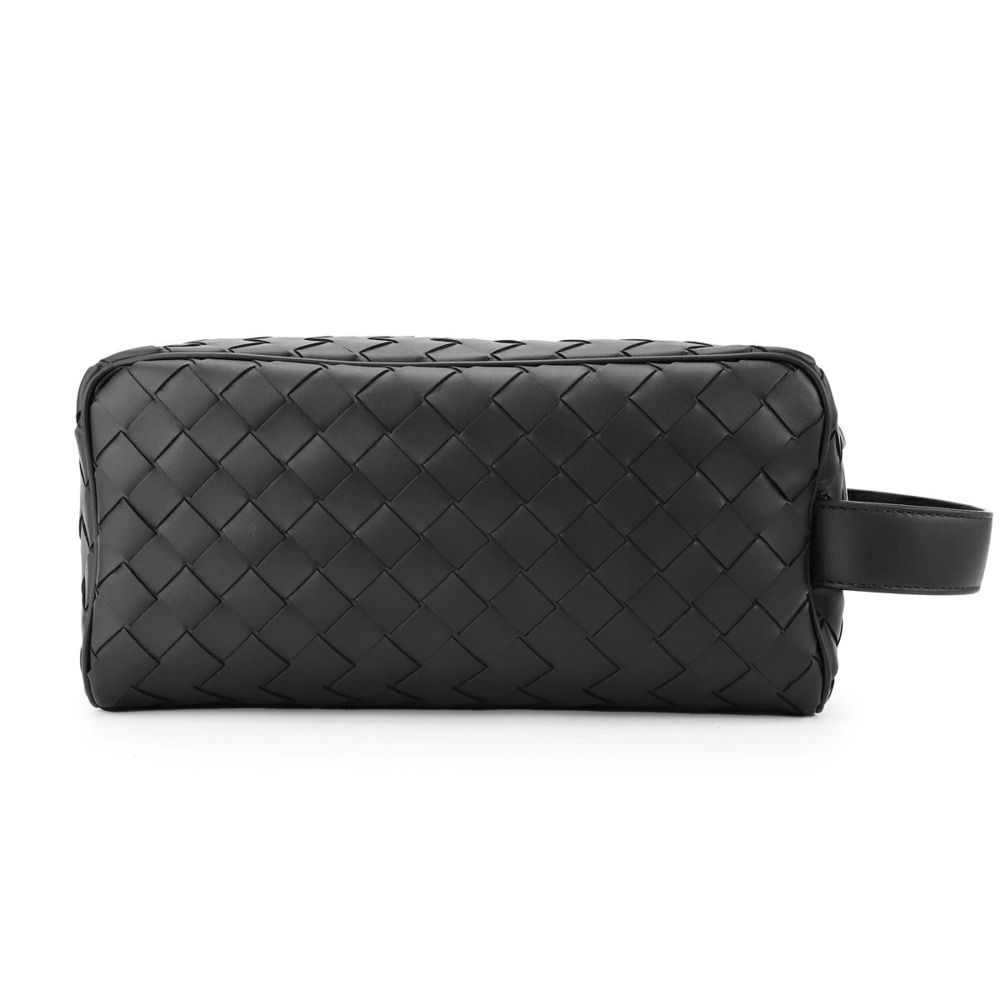 Bottega Veneta Pouch Intrecciato Travel Black